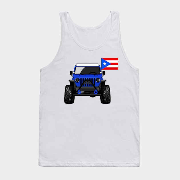Puerto Rico Tank Top by sojeepgirl